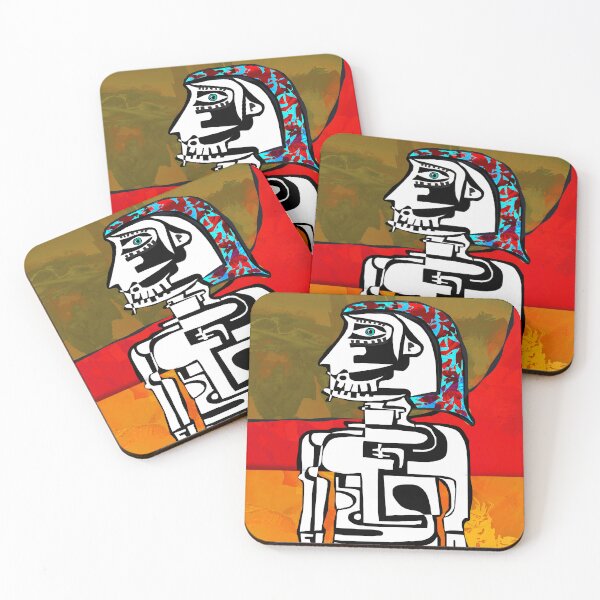 Item preview, Le regard vide, dans ce plein rouge designed and sold by ArtistePuguess.