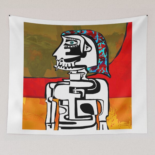 Item preview, Le regard vide, dans ce plein rouge designed and sold by ArtistePuguess.