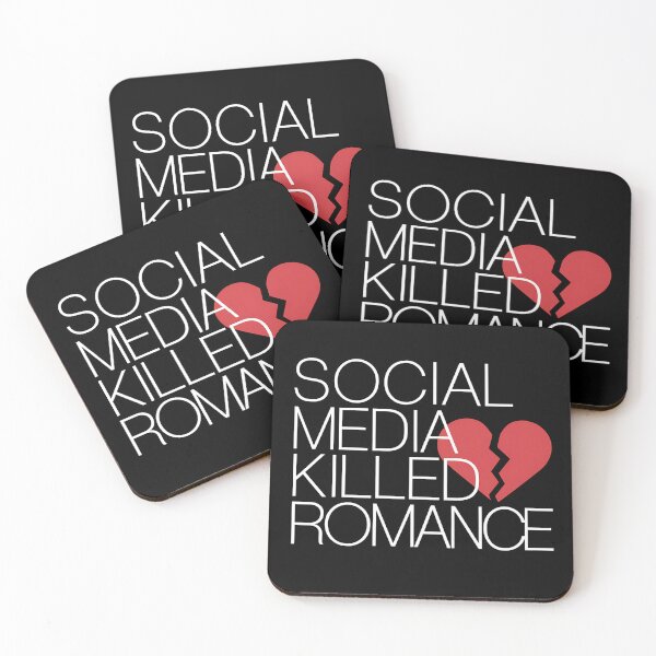 Item preview, Social Media Killed Romance - Perfect gift for anyone reflecting on how social media impacts modern love. designed and sold by ZyziowskyArt.