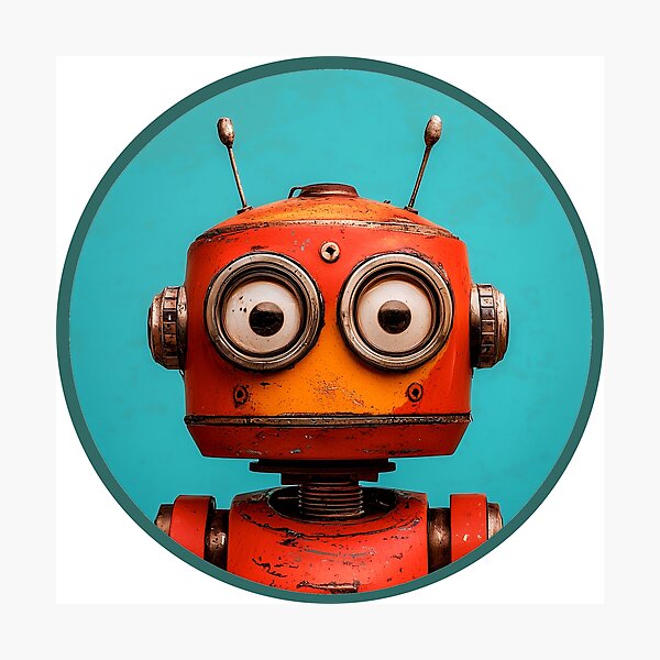 Item preview, Robots Before They Got All AI. designed and sold by LogosMachina.