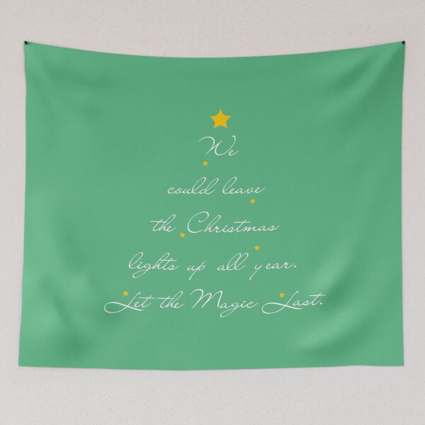 Item preview, Keep the Christmas Magic Alive Design, Unique designed and sold by villacreativa.