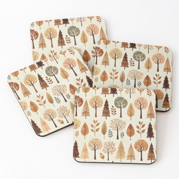 Item preview, Aesthetic Journaling Trees and Leaves Autumn Falls Sticker designed and sold by shade-muse.