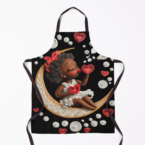 Item preview, African American Cute Cupid Girl designed and sold by PrintsByFrank.