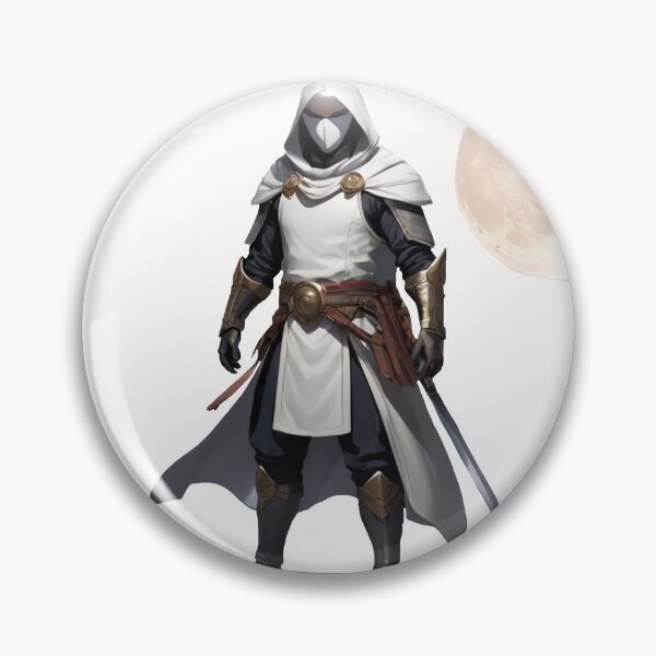 Item preview, Cloaked fighter stands proudly before the Moon designed and sold by Sittern.