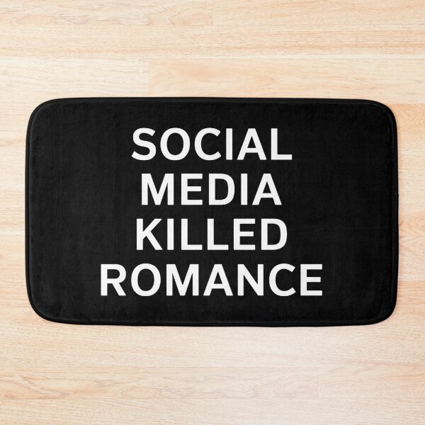 Item preview, Social Media Killed Romance - Perfect gift for anyone reflecting on how social media impacts modern love. designed and sold by ZyziowskyArt.