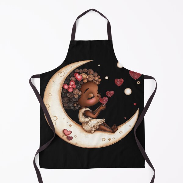 Item preview, African American Cute Cupid Girl designed and sold by PrintsByFrank.