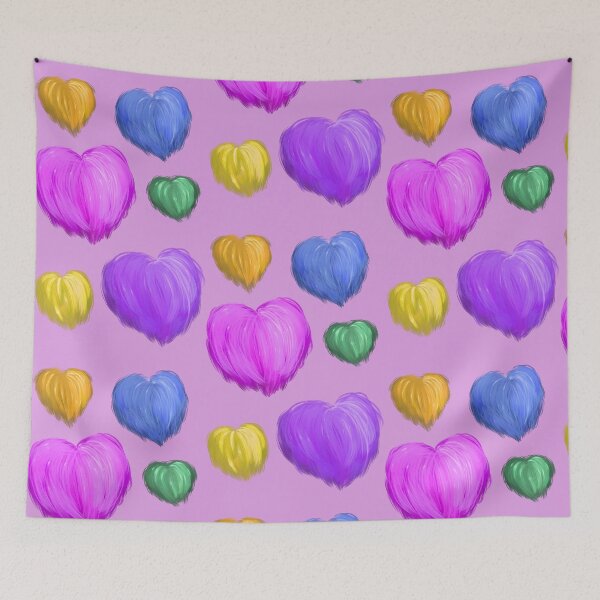 Item preview, Fuzzy Hearts designed and sold by BreadyArtDesign.