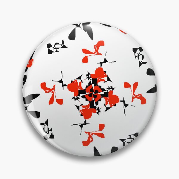 Item preview, Red and Black Floral Abstract designed and sold by Jessielee72.