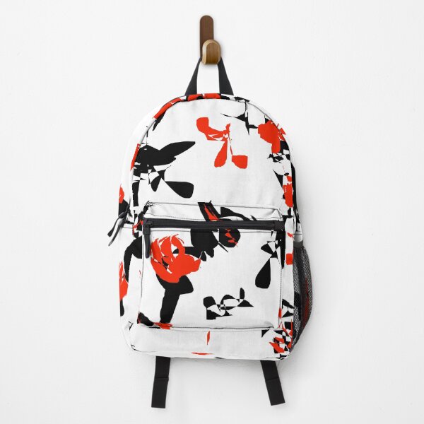 Item preview, Red and Black Floral Abstract designed and sold by Jessielee72.