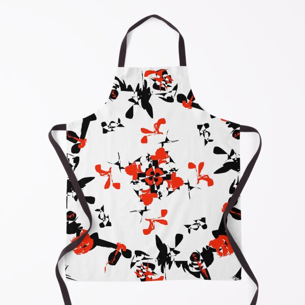 Item preview, Red and Black Floral Abstract designed and sold by Jessielee72.