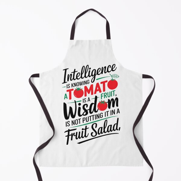 Item preview, Tomato Wisdom Funny Food Quote designed and sold by ZetaDream.