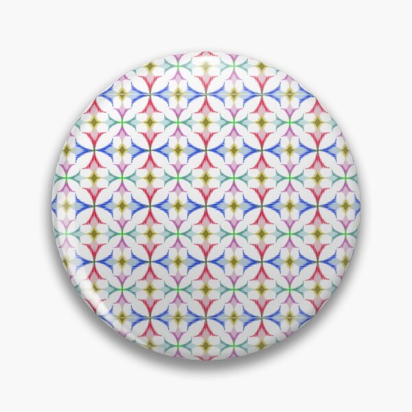 Item preview, Colorful Geometric Ikat Pattern designed and sold by ANGOON7455.