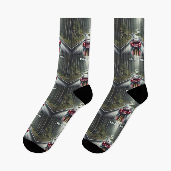 Item preview, Meta2Physical Speed: Red Elegance on a Winding Forest Road designed and sold by Meta2Physical.