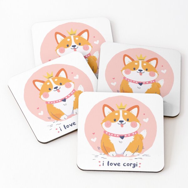 Item preview, Love Corgi, Cute Dog designed and sold by DogGarden.