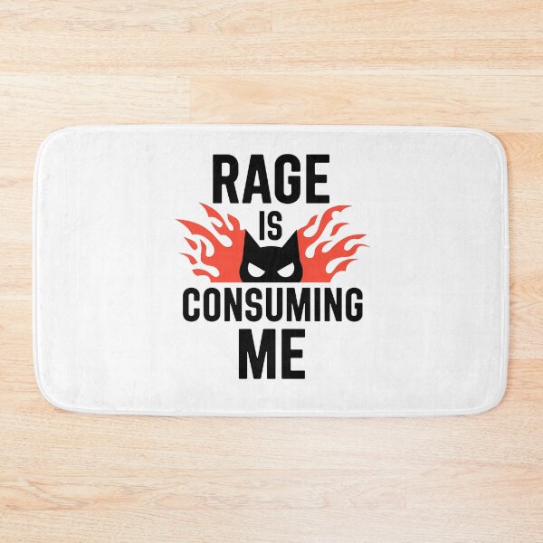 Item preview, Rage is Consuming Me Cat - Perfect gift for cat lovers and anyone who embraces their fiery side with a sense of humor. designed and sold by ZyziowskyArt.