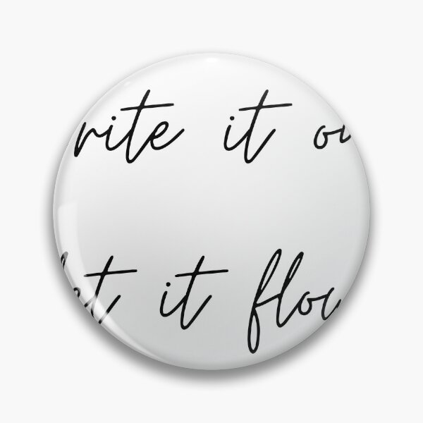Item preview, Write it out let it flow designed and sold by Kaczorek-Shop.