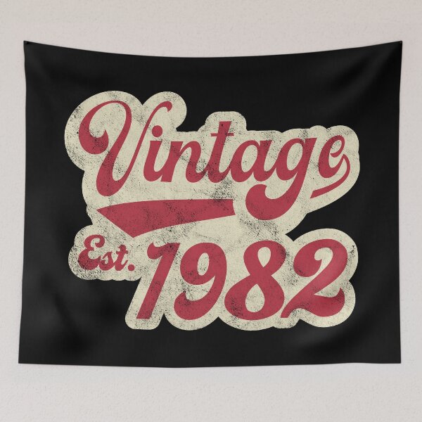Item preview, Vintage Est 1982 designed and sold by PaulSDesign.