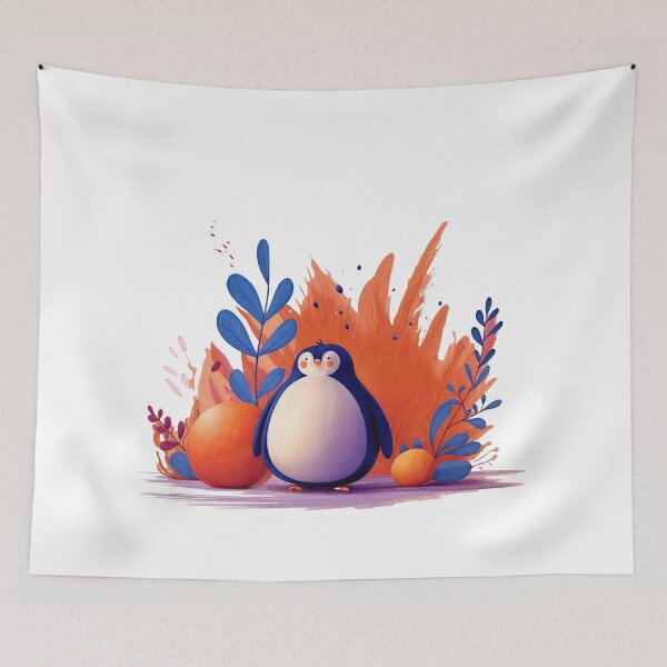 Item preview, Sticker /  T-shirt Design: PENGUIN designed and sold by ForeverPrintsOK.