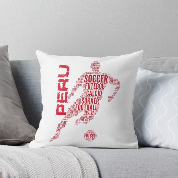 Item preview, Peru Football Typography designed and sold by goodspy.