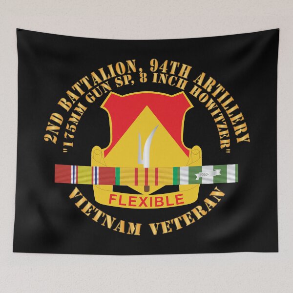 Item preview, 2nd Battalion, 94th Artillery - DUI w Vietnam Service Ribbons X 300 designed and sold by Military Insignia Products.