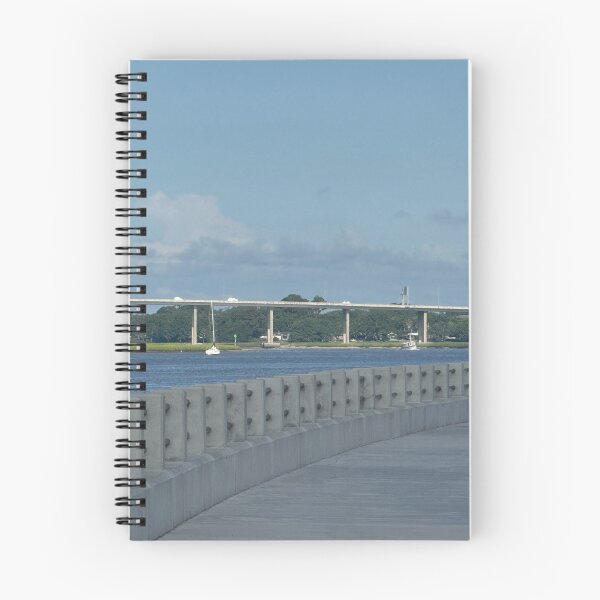 Item preview, Scenic View from Battery Street: Arthur Ravenel Jr. Bridge and Cooper River, Charleston, SC designed and sold by MMVisualArts.