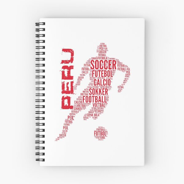 Item preview, Peru Football Typography designed and sold by goodspy.