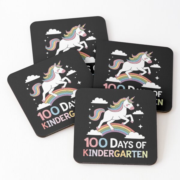 Item preview, Unicorn 100 Days of Kindergarten - Rainbow Milestone designed and sold by love3617.
