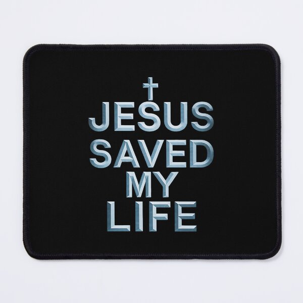 Item preview, Jesus Saved My Life - Christian Faith Inspirational Design designed and sold by Karsten Stier.