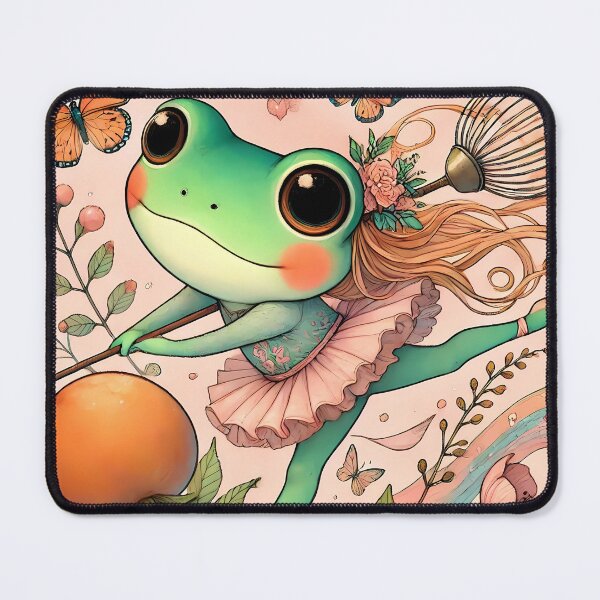 Item preview, whimsical frog designed and sold by GiantTaro.