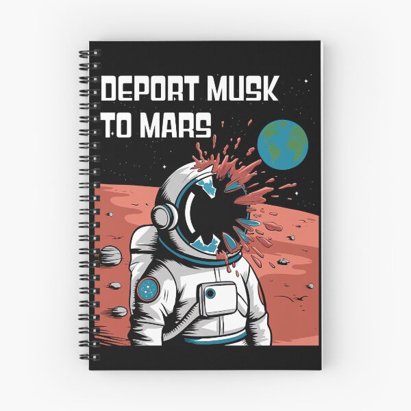 Item preview, "Deport Musk to Mars" Satire Design designed and sold by 3MillsDesign.