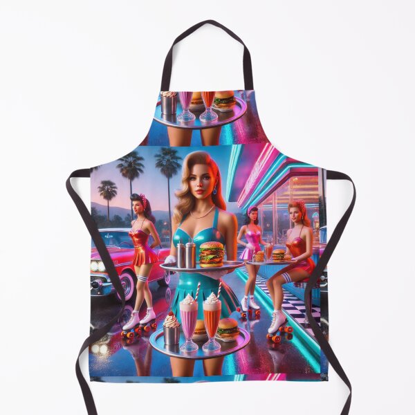Item preview, Meta2Physical Retro Bliss: Diner Delights in Neon Glow designed and sold by Meta2Physical.
