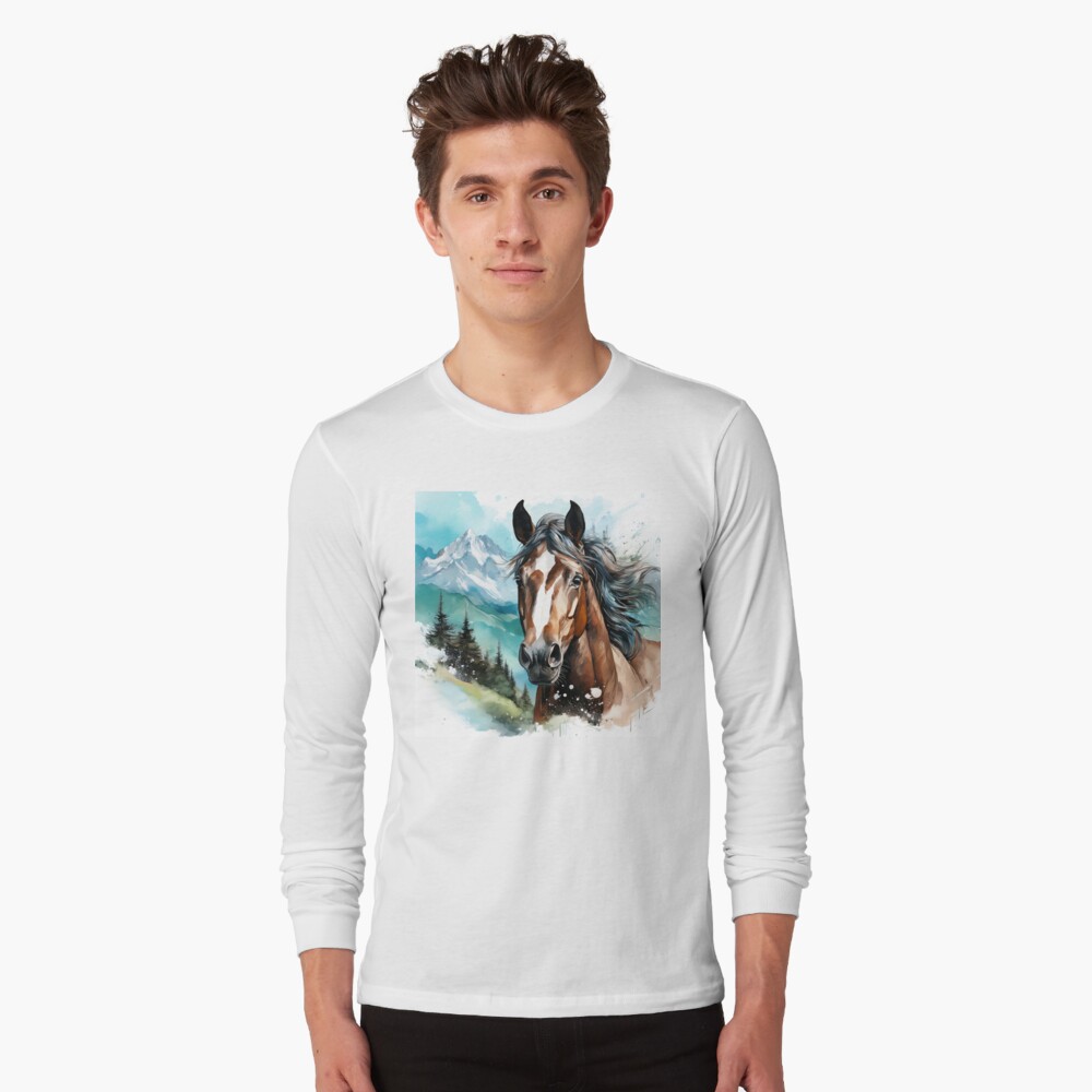 Aperçu de l'œuvre T-shirt manches longues créée et vendue par ChippyChics.
