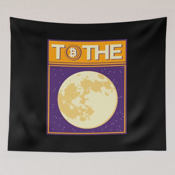 Item preview, Bitcoin To The Moon designed and sold by BesasDesigns.