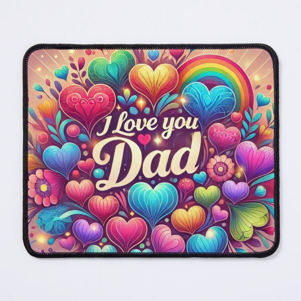 Item preview, Heartfelt Love: I Love You Dad Design designed and sold by RainbowSlide.
