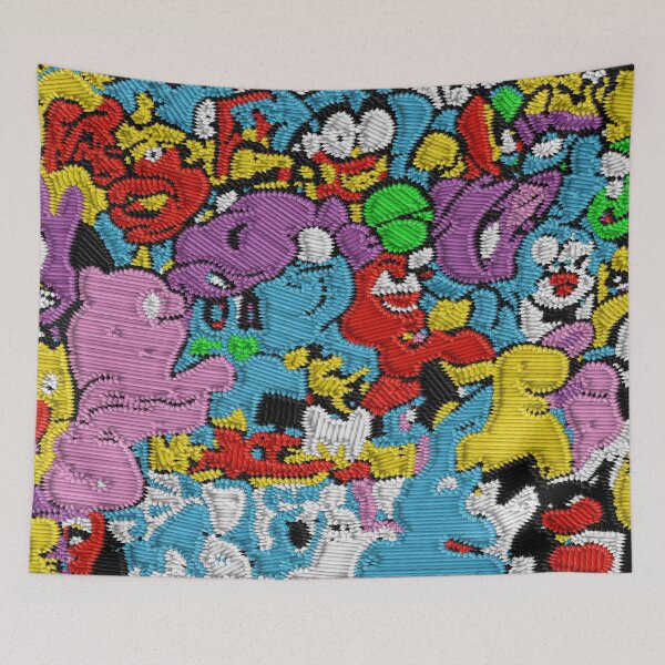 Item preview, Embroidery Effect ( cartoon, graffiti, doddle ) designed and sold by RWT-Design.