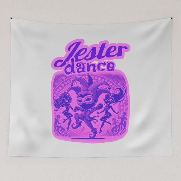 Item preview, Jester Dance: Violet Carnival Night Revels designed and sold by SplashTastic.