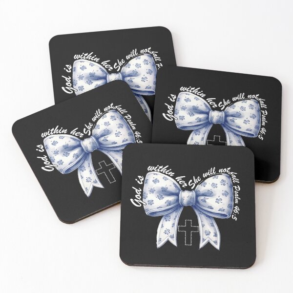 Item preview, God Is Within Her Psalm 46:5 Coquette Bow Christian Vintage designed and sold by SunfullyYours.