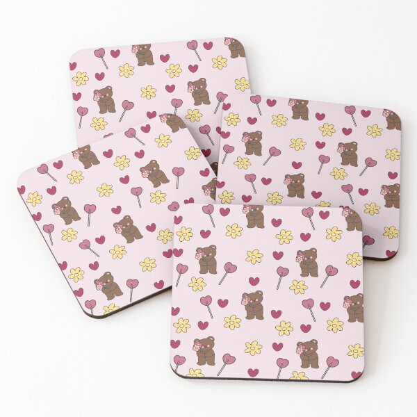 Item preview, Cute Bear, Flowers & Hearts  designed and sold by Katrina-Clayton.