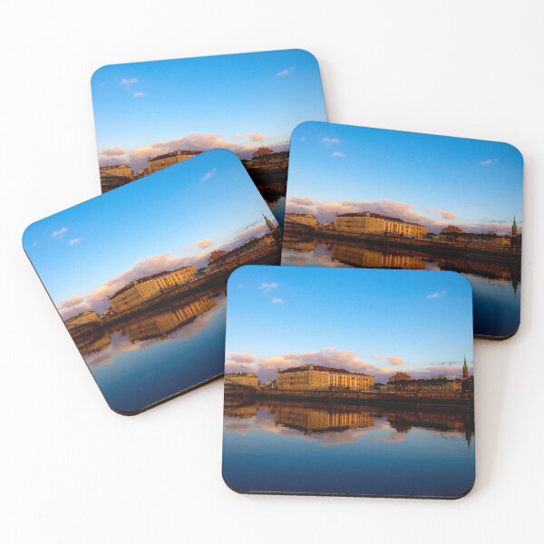 Item preview, Krakow Cityscape Reflected in Water – Scenic Urban Landscape Art designed and sold by MajikFlower.