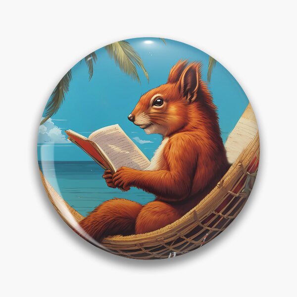 Item preview, Red Squirrel relaxing in a hammock designed and sold by Colin Bentham.