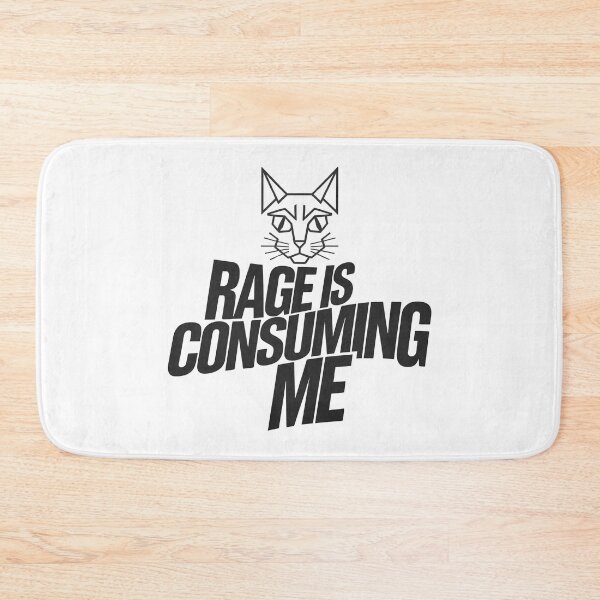 Item preview, Rage is Consuming Me Cat - Perfect gift for cat lovers and anyone who embraces their fiery side with a sense of humor. designed and sold by ZyziowskyArt.