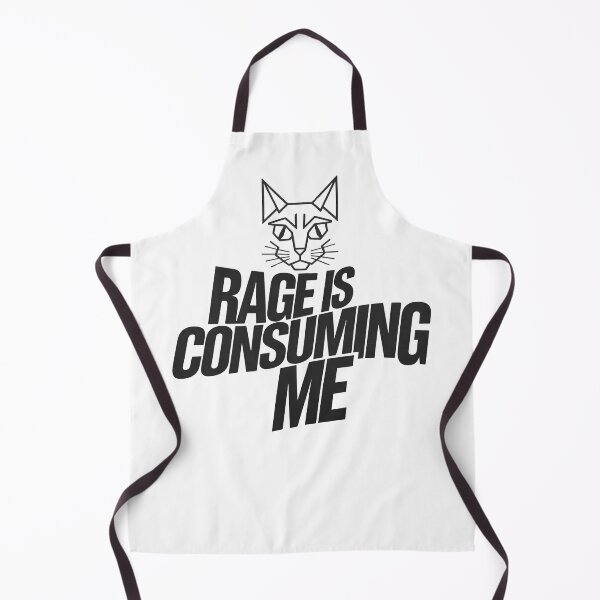 Item preview, Rage is Consuming Me Cat - Perfect gift for cat lovers and anyone who embraces their fiery side with a sense of humor. designed and sold by ZyziowskyArt.