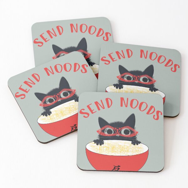 Item preview, send noods cat  designed and sold by zupperman.