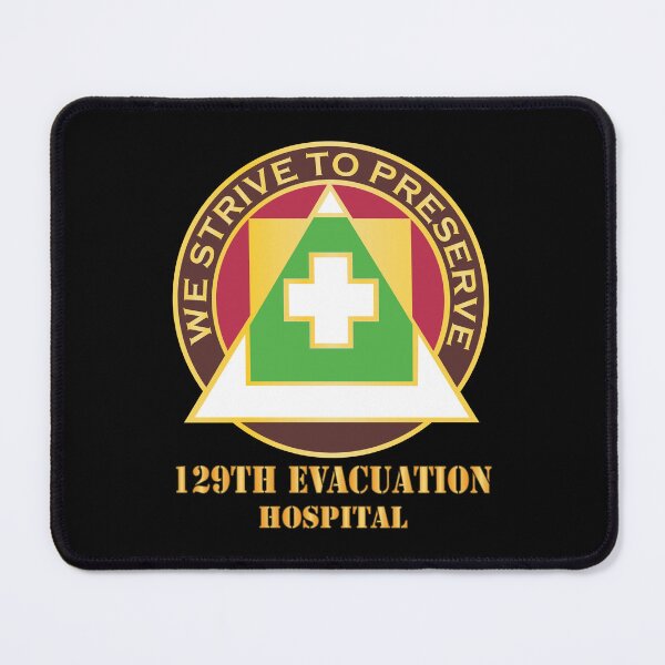 Item preview, 129th Evacuation Hospital w Txt - DUI  X 300 designed and sold by Military Insignia Products.