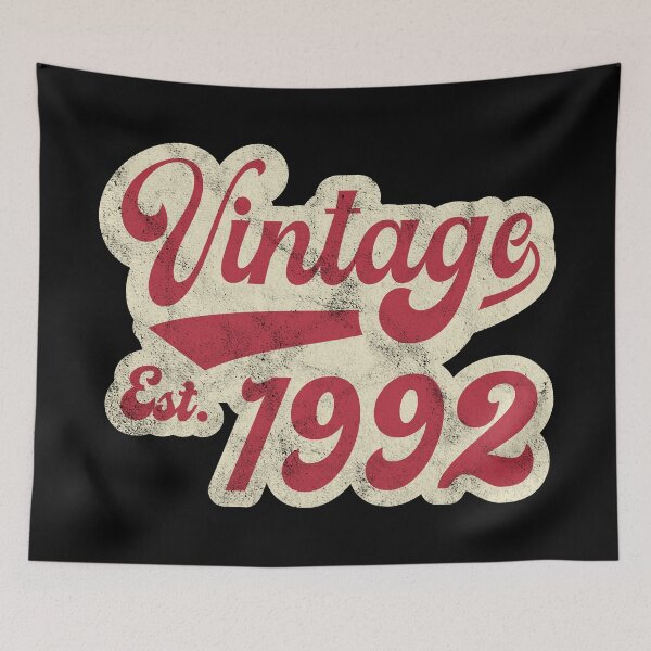 Item preview, Vintage Est 1992 designed and sold by PaulSDesign.