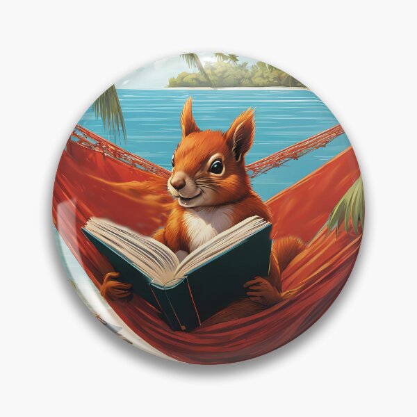 Item preview, Red Squirrel relaxing in a hammock designed and sold by Colin Bentham.
