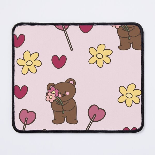 Item preview, Larger Cute Bear, Flowers & Hearts designed and sold by Katrina-Clayton.