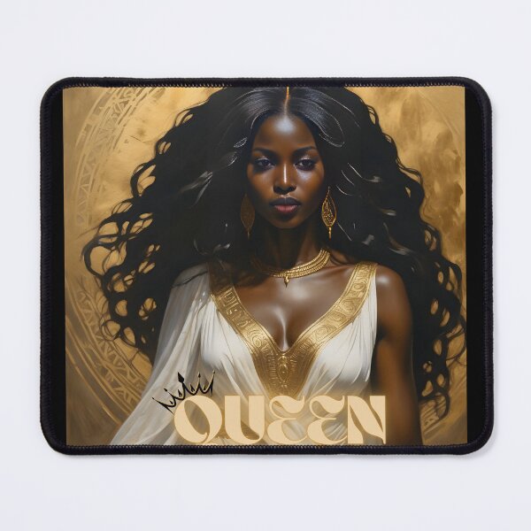 Item preview, Majestic African Queen in Golden Elegance designed and sold by QPTheeArtist.