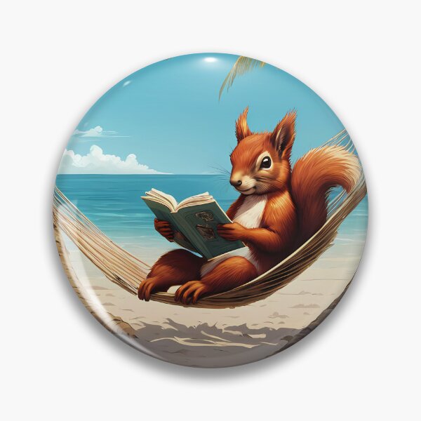 Item preview, Red Squirrel relaxing in a hammock designed and sold by Colin Bentham.