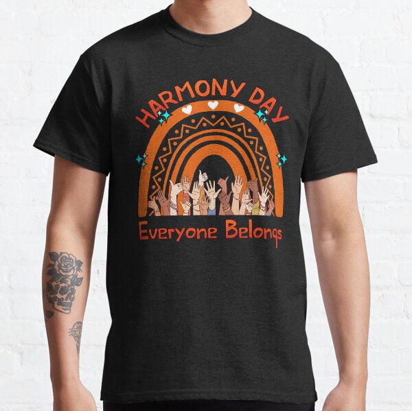 Aperçu de l'œuvre  Journée de l'harmonie australienne 2025 vivre en harmonie orange Vêtements, vêtements et cadeaux Hommes Femmes Enfants créée et vendue par Taylor  ART.